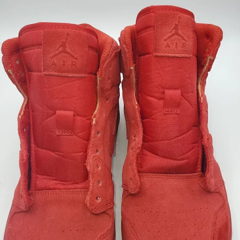 NIKE AIR JORDAN 1 2016 RETRO HIGH TRIPLE GYM RED SUEDE [332550-603] Size 8